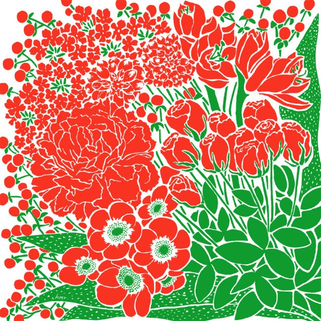 FLOWERS/RED
